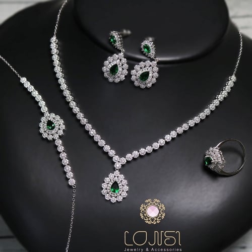 طقم ناعم فضة عيار 925