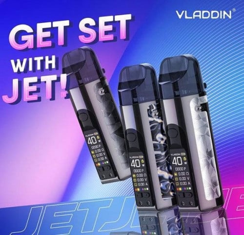شيشة و سحبة فلادين جيت VLADDIN JET KIT