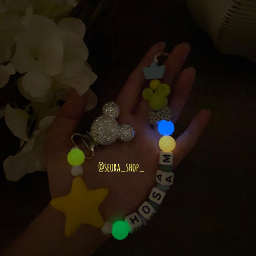 تعليقة لهايه بخرز مضيئ