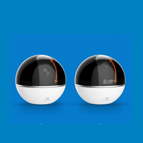 CS-H6 Ezviz كاميرا مراقبة واي فاي كاميرا صغيرة لاس...