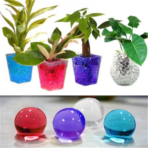 كرات ملونة هلامية للمزهرية ملون