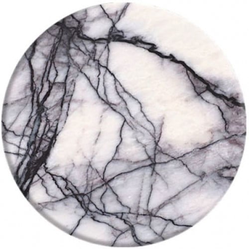 بوب سوكيت مسكة خلفية للجوال رخام ابيض واسود