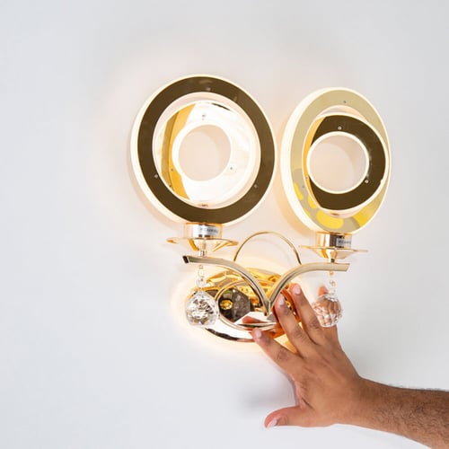 ابليك مودرن دائري مجوز بقاعدة مضيئة