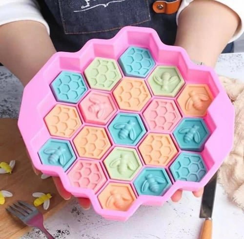 سيليكون كيك / قالب نحل / قالب عسل النحل / قوالب صن...