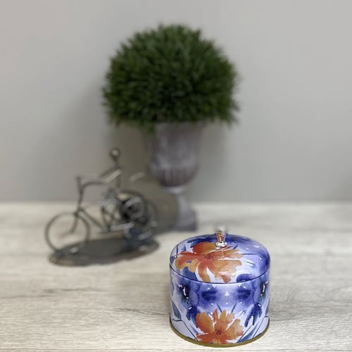 علبة حديد شمع معطر بربري الريفي