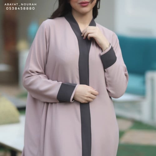 عبايات ملونه ساده عملية - 609 -