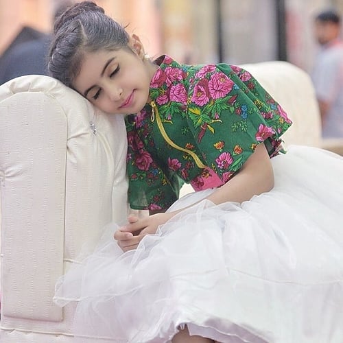 فستان التول الشعبي