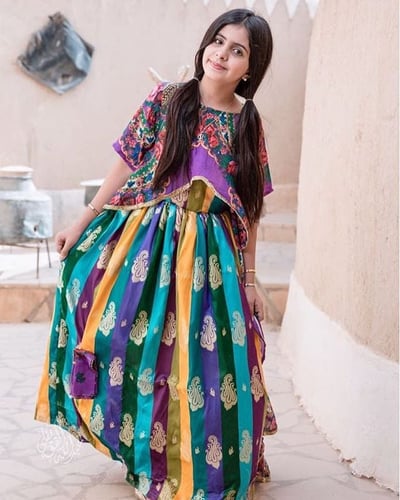 فستان هندي و شعبي