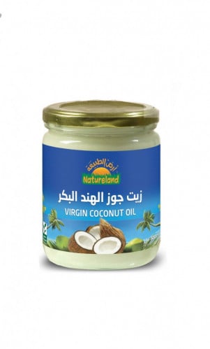 زيت جوز الهند البكر 500 م ارض الطبيعة