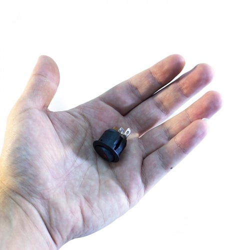 مفتاح طبلون دائري بلمبة