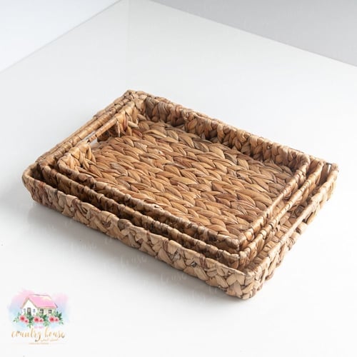 0808 صينية خوص مستطيلة (عدة أحجام)