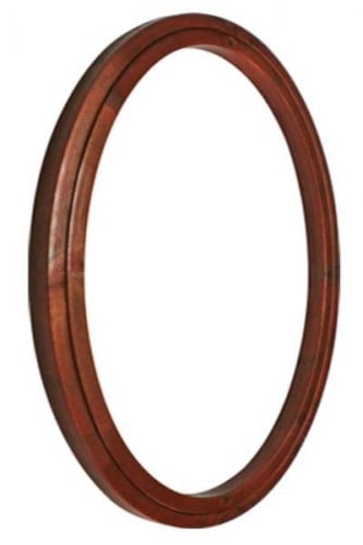 طارة تطريز بلاستيكية بيضاوية بدون برغي