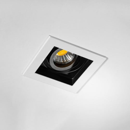 فريم سبوت لايت مفرد اسود اطار ابيض