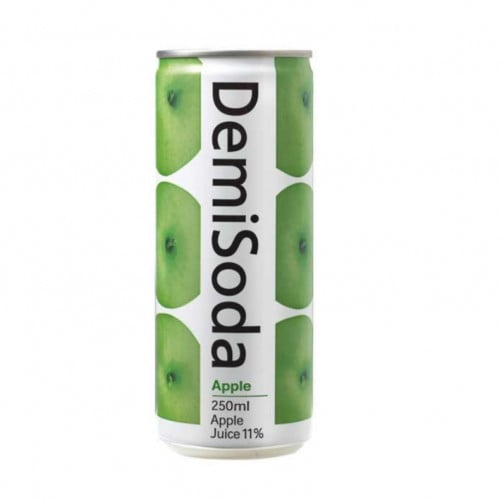 مشروب ديمي الغازي نكهة التفاح