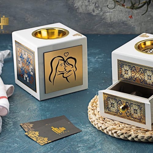 المبخرة الكلاسكية (أبيض)