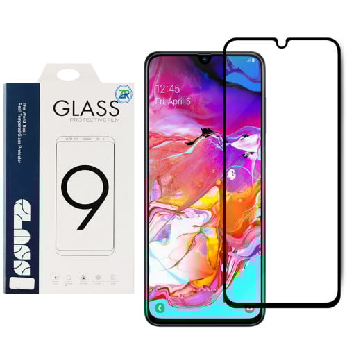 شاشة حماية زجاجية 5D بإطار أسود لهاتف سامسونج جالك...