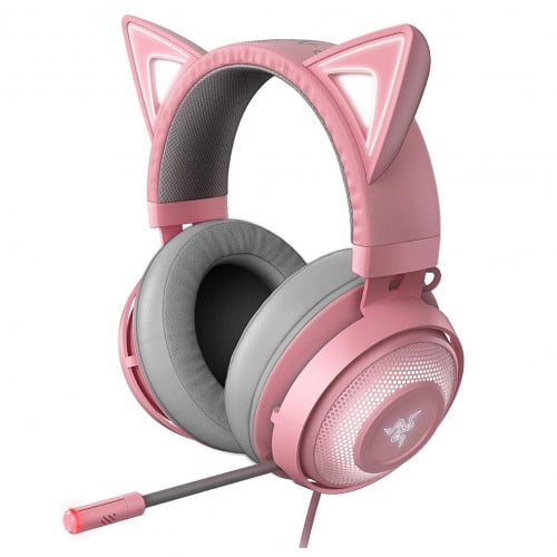 سماعة ريزر كراكن كيتي وردي السلكية