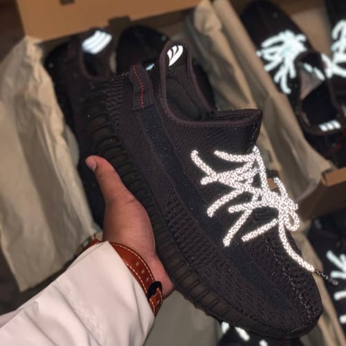 Adidas Yeezy Boost 350 V2 Black Static Non reflect...