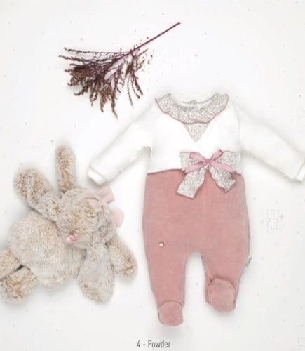 أفرول بناتي مُخمل أنيق بِ أبه ، وفيونكة .