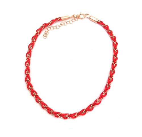 خلخال ضفاير خيط وفضه