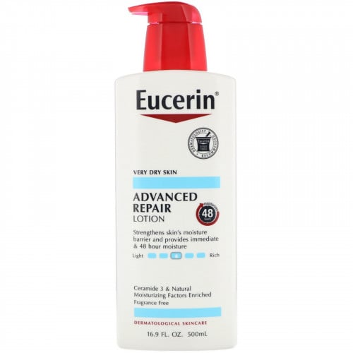 Eucerin, لوشن الإصلاح المتقدم، خالٍ من العطور، سائ...
