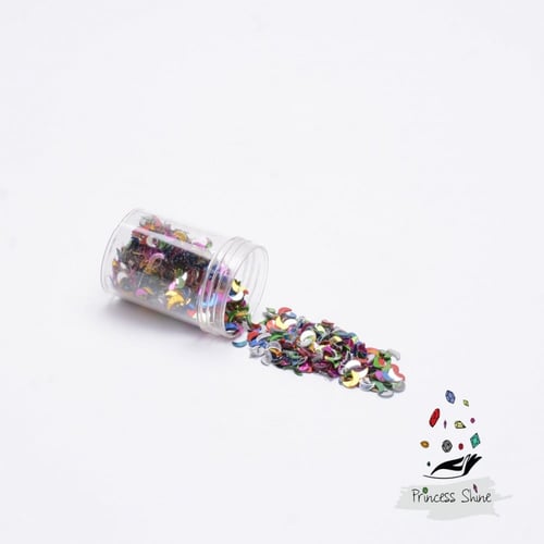 110 - ترتر ملون شكل هلال