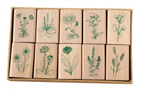 مجموعة أختام الزهور