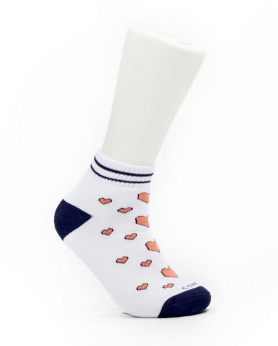 شراب نسائي سوكيت فوطة كاملة ابيض/كحلي 85/20