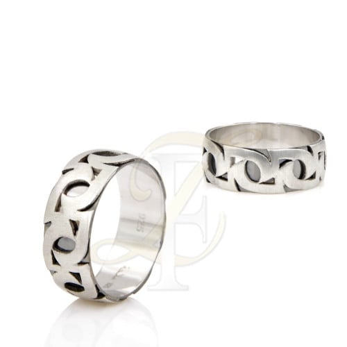 دبلة عرائس فضة عيار 925(رجالي)