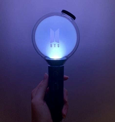Light stick BTS V4 الأصلي يعمل ع البلوتوث