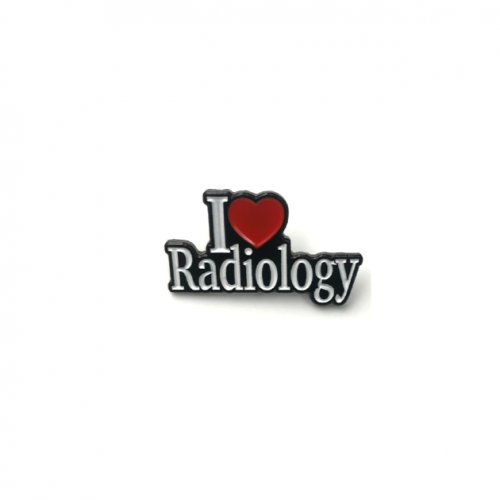 I Love Radiology Brooch