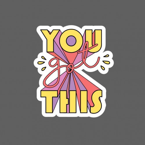 ملصق - you got this