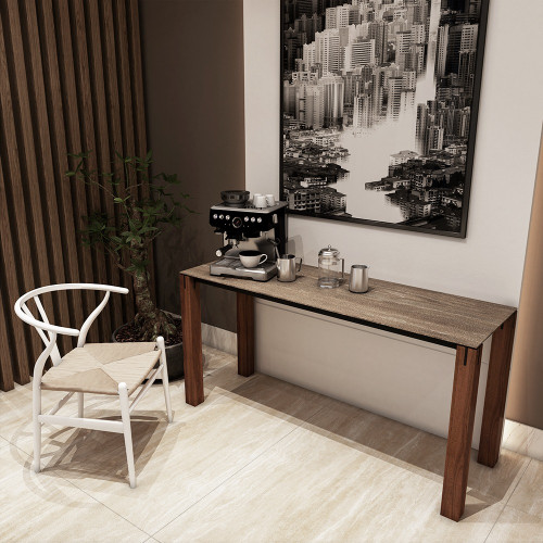 طاولة كونسول (H4) نوع السطح Geo Gris