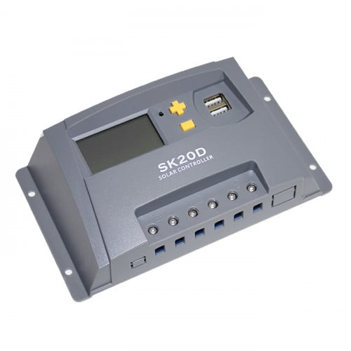 جهاز التحكم بشحن الطاقة الشمسية 20 امبير بحاسبة لل...