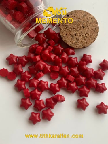 حبات شمع أحمر 150 حبة