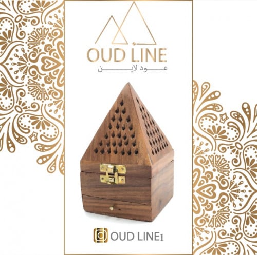 مبخرة خشب هندية  هرمية