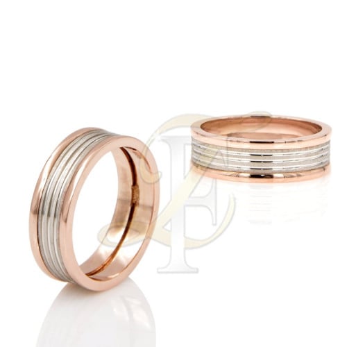 دبلة (فضة مع نحاس) فضة عيار 925