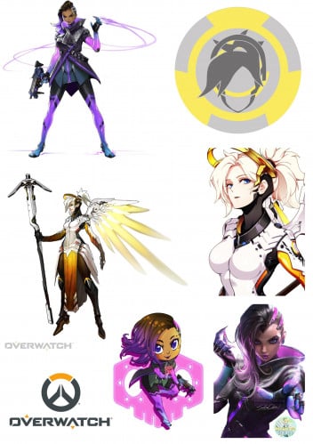 Overwatch Sombra & mercy
