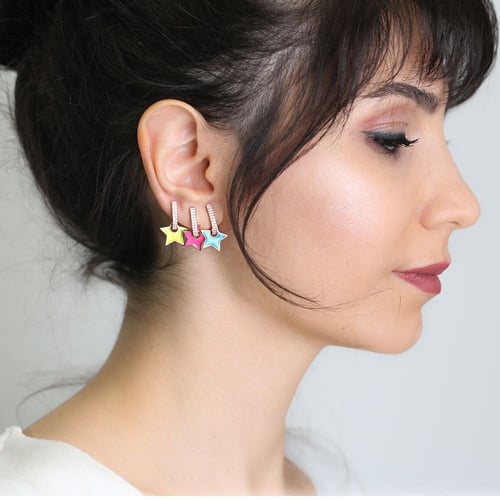 حلق على شكل النجمة فردي من مجموعة Nafees لعام جديد...