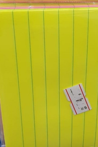 ورق ملاحظات 3*4 عدة الوان لاصق 100 ورقة