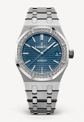 أوديمار بيجيه رويال أوك النسائية لون فضى وميناء از...