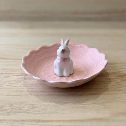 صحن ارنب مجوف صغير