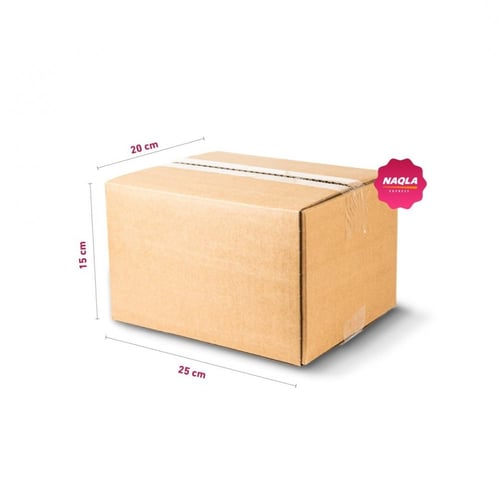 كرتون شحن بني 25L*20W*15H (سنتميتر )#1105