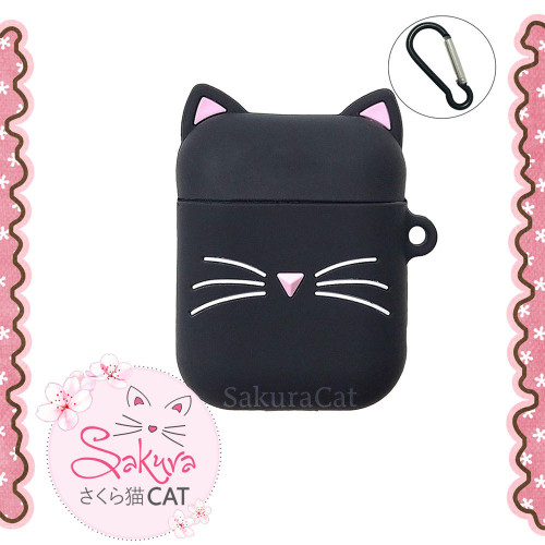 محفظة سماعة Airpods - اللون أسود -