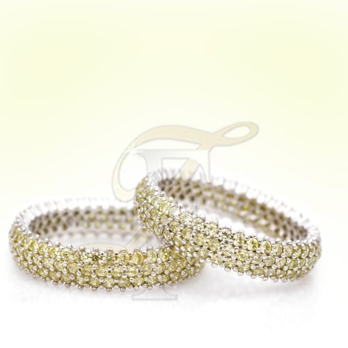 دبل زركون فضة عيار 925