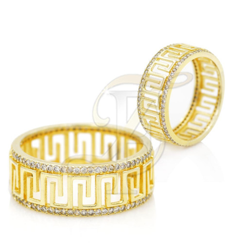 دبل زركون فضة عيار 925