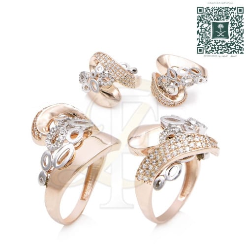 خاتم (زركون)فضة عيار 925