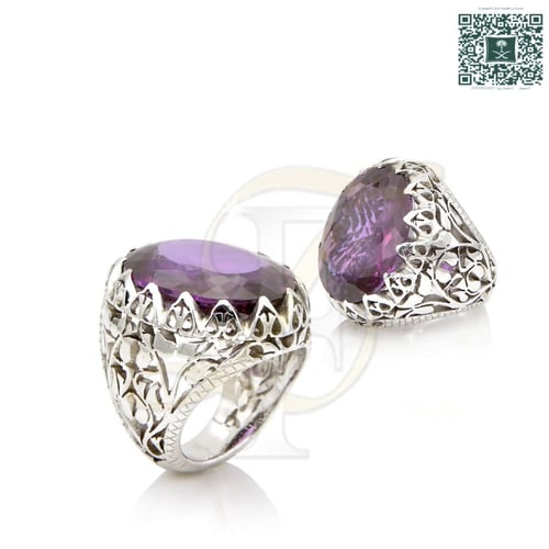 خاتم اسكندريت فضة عيار 925