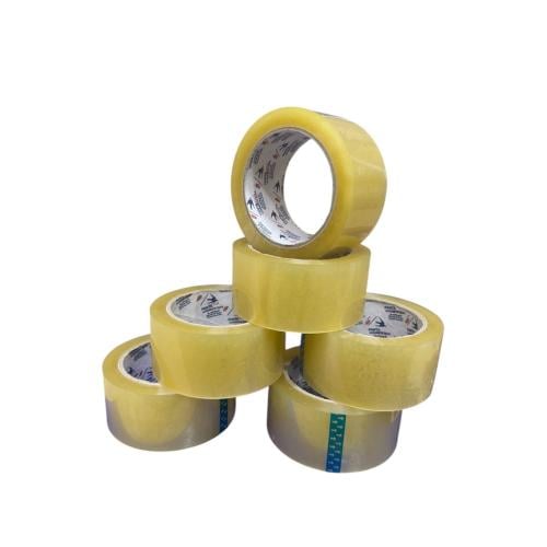 تيب لاصق شفاف 100 يارد 6 حبات