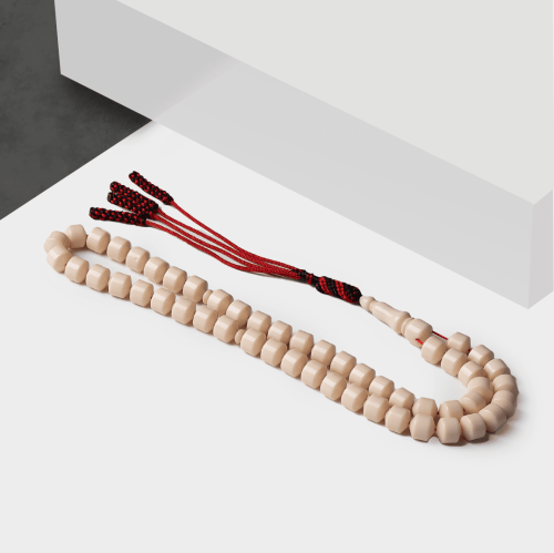 مسباح بكلايت بيج شبيه العاج مع خيوط يدوي تفصيل ( ق...